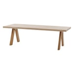 Table de jardin 8 personnes Venizia coloris acacia Hesperide L.250 x l.100 x H.76 cm