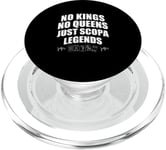 No Kings No Queens Just Scopa Legends Jeux de cartes drôles Scopa PopSockets PopGrip pour MagSafe