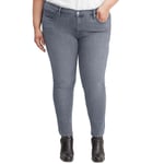 Levi's Womenss Levis 311 Plus Shaping Skinny Jeans in Grey Cotton - Size 24 Long (UK Women's)