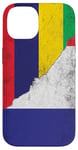 Coque pour iPhone 14 Drapeaux France & Maurice - Français Mauricien