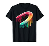 Dripping Paint Boomerang Thrower Boomerangs T-Shirt