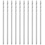 Foret h&eacute;lico&iuml;dal, petite tige droite, perceuse &agrave; perles, machines-outils, mat&eacute;riel 0.75mm, 10 pi&egrave;ces