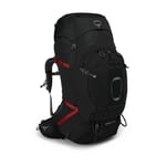 Osprey Aether Plus 100 L stor vandringsryggsäck med ram (herr) - Black, L/XL