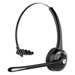 Casque Bluetooth/Casque De Téléphone Portable Avec Microphone, Casque Sans Fil De Bureau, Écouteur Supra-Auriculaire, Casque Bluetooth Supra-Auriculaire Pour Téléphone Portable, Centre D'appels