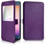 Etui De Protection S-View Universel M (Ref.Violet) Pour Smartphone Sfr Startrail 5