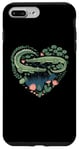 iPhone 7 Plus/8 Plus Cute Alligator Heart Crocodile Gator for Kids Case