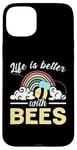 iPhone 15 Plus Life Is Better With Bees Rainbow Case