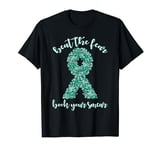 Beat the Anxiety Book Your Smear - Cervical Cancer T-Shirt