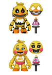 Funko Five Nights At Freddy's (FNAF) Snap: Nightmare Chica the Chicken & Toy Chica the Chicken 2PK - Collectable Vinyl Figure - Gift Idea - Official Merchandise