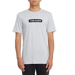 Volcom T-Shirt New Euro BSC SS pour Homme. XS Gris