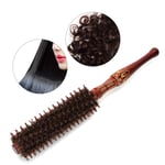 Wooden Curling Brush Large Blow Dryer Brush Round Hair Care Hair Tools(12 )