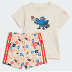 adidas Original Floral Short T-shirt Set, storlek 68 cm