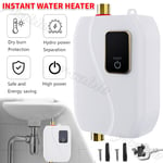 Mini Instant Electric Tankless Hot Water Heater Kitchen Bathroom Sink Tap Under