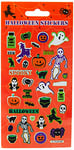 Paper Projects Halloween Sparkly Reusable Stickers | Perfect for Craft Activities for Children and Adults | Reusable on Non-Porous Surfaces,Orange,19.5cm x 9.5cm