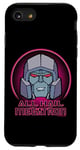 Coque pour iPhone SE (2020) / 7 / 8 Transformers All Hail Megatron Retro Portrait Logo