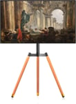 Support Trépied TV sur Pied, Easel Trépied TV pour téléviseurs de 37 à 65 Pouces jusqu'à 40 kg,Support de Sol pour Télévision Trépied réglable pour télévision pour Chambre, salon, Studio, ML3