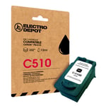 Cartouche D'encre Electro Depot Compatible Canon C 510 Noir