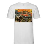 T-Shirt Homme Col Rond All Quiet On The Western Front Vieille Affiche De Film Guerre Rétro Poster Cinéma