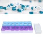 AM PM 7 Days Pills Case Weekly Pills Organizer Capsule Supplements Vitamin P LSO