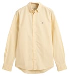 GANT Men's Slim Oxford Shirt Slim Oxford Shirt, Dusty Yellow,