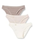 Sloggi Women's 24/7 Weekend Tanga C3p Thong Panties, Skin-Dark Combination, 42