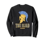 The Iliad of Homer Ancient Greek Helmet Symbol Sweatshirt