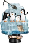 Beast Kingdom Penguins of Madagascar DS-097 D-Stage 6-Inch Statue, Multicolor