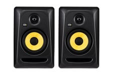 KRK Classic 5 Powered Studio Monitor Pack - 5" Driver - Black/Yellow