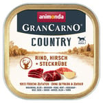 Sparpack Animonda GranCarno Adult Country 44 x 150 g - Nötkött, hjort & kålrot