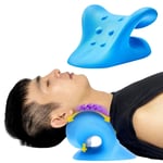 UK Neck Traction Pillow Cloud Shape Neck Stretcher Cervical Pain Relief Relax