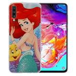 Ariel & Florek #1 Disney-omslag för Samsung Galaxy A70 - Flerfärgad