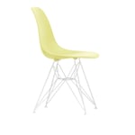 Vitra - Eames RE Plastic Chair DSR 92 Citron, White Base - Matstolar - Charles & Ray Eames - Gul - Metall/Plast