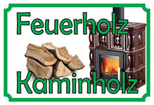 Schatzmix Plaque Murale en métal Motif Bois de feu Multicolore 20 x 30 cm