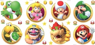 RoomMates Stickers Super Mario et autres personnages repositionnables