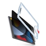 BERSEM Verre Trempé Anti-Espion pour iPad 10.2 Pouces (9ème/8ème/7ème Génération) Protection D'écran de Dureté 9H, Outil D'alignement Offert, Anti Rayures-Lot de 1