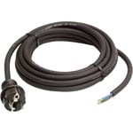 Solarsys - 2m Cordon d'alimentation en Caoutchouc H07RN-F 3x1,5mm, Photovoltaique ac Cable avec Prise Schuko (cee 7/7) pour Micro-onduleur APsystems