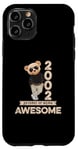 Coque pour iPhone 11 Pro 23ème anniversaire homme femme 2002 original Awesome ours en peluche