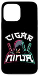 iPhone 13 Pro Max Cigar Smoking Ninja Vintage Cigar Ninja Case