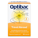 Optibac Travel Abroad - 20 Capsules