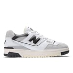 New Balance Sneaker BB550 - Hvit/Grå/Sort, størrelse 45½