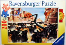 Le Roi Lion - Puzzle 200 pièces - "Le Roi Lion se sauve" - Ravensburger 1994 (re