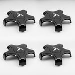 4-pack svart och vit Tesla Model 3 Center Hub Cap Covers Aero H