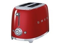 Smeg brødrister i 50-tallsstil TSF01RDEU Rød