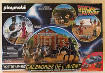 BOITE SET PLAYMOBIL PLAYMO CALENDRIER DE L'AVENT 70576 RETOUR VERS LE FUTUR 3