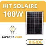 Helios - Kit Solaire Rigide - 12V - Camping Car / Bateau / Tiny House 100W