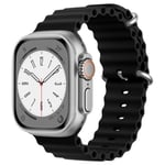 Apple Ocean Watch Band för applewatch8/7/se/ultra sport tvåfärgad silikon iwatch armband (38/40/41mm)