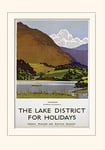 Pyramid International The Lake District (2) -Mounted Print Memorabilia 30 x 40cm, Paper, Multicoloured, 30 x 40 x 1.3 cm