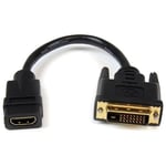 StarTech.com Câble adaptateur vidéo HDMI vers DVI-D - F/M - 20 cm