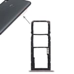 Tiroir Carte DualSIM + Micro SD Asus Zenfone Max Pro M1 ZB601KL ZB602KL Argent