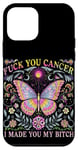 Coque pour iPhone 12 mini Si tu es un cancer, c'est moi qui t'ai fait devenir drôle | Supportdesign